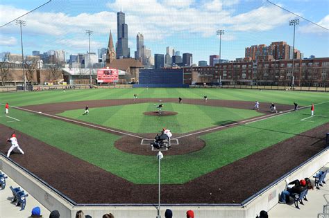 The Best Backdrop In All of College Baseball (UIC Flames) : r/baseball