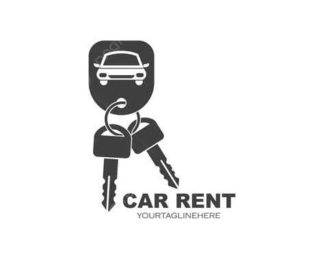 Illustration Of Car Rental Icon And Logo In Vector Format Vector ...