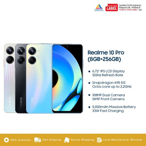 Realme 10 Pro (8GB+256GB) Price In Malaysia & Specs - KTS