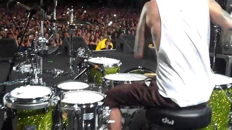 Travis Barker Drum Solo at The Smokeout Festival 2010 - YouTube