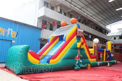 Sports Inflatable Obstacle Course - Channal Inflatables