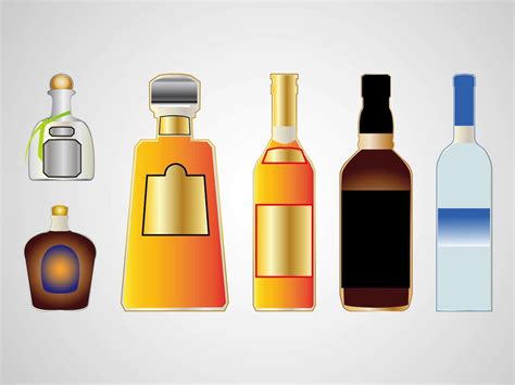 Liquor Bottles Vector Art & Graphics | freevector.com