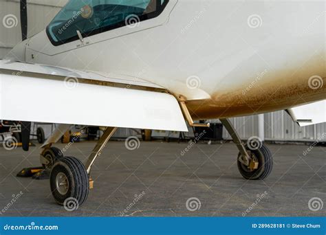 Close-up of Part of the Fuselage of a Small Aircraft Stock Image ...