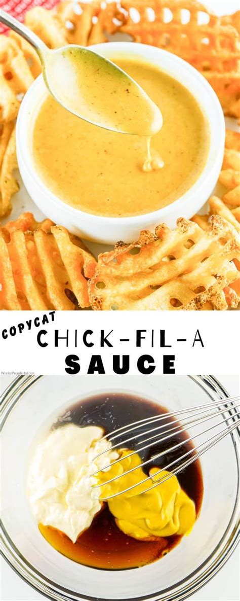 CHICK-FIL-A SAUCE RECIPE + WonkyWonderful