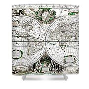 Antique World Map Poster Mixed Media by Dan Sproul