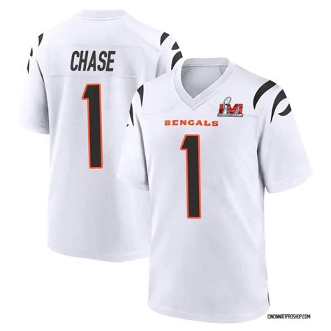 White Youth Ja'Marr Chase Cincinnati Bengals Game Super Bowl LVI Bound ...