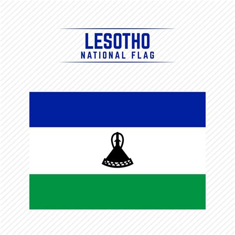 National Flag of Lesotho 2828038 Vector Art at Vecteezy