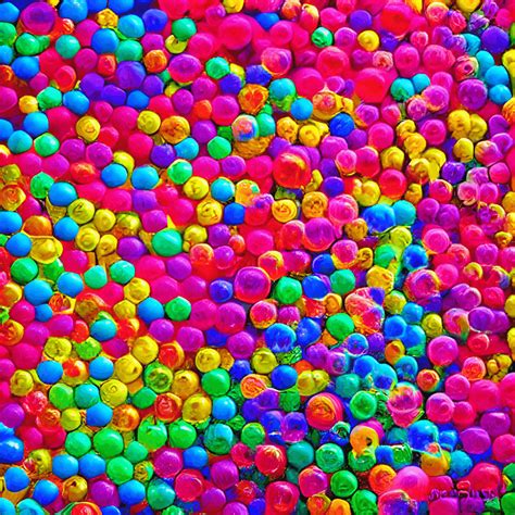 Colorful Bubbles Digital Graphic · Creative Fabrica