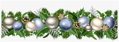 Christmas Garland Border Clip Art