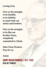 Saint-Oscar-Romero-Prayer-Card-Back - Ignatian Solidarity Network