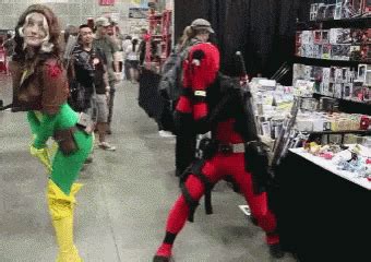 Deadpool Cosplay GIF - Deadpool Cosplay - Discover & Share GIFs