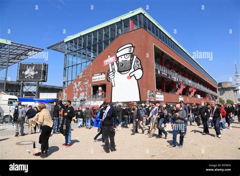 Fans of FC St. Pauli football club at Millerntor Stadium, St.Pauli Stock Photo: 91755870 - Alamy