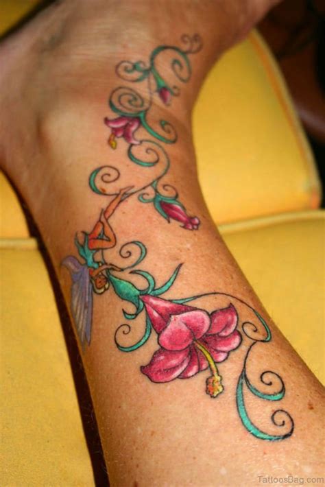 50 Elegant Flowers Tattoos On Leg - Tattoo Designs – TattoosBag.com