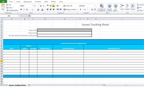 Issue Tracking Template Excel Microsoft - Excel TMP