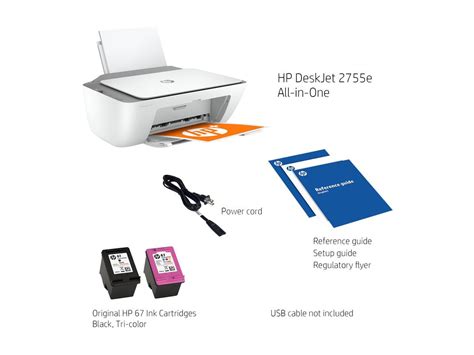 HP DeskJet 2755e All-in-One Wireless Color Printer, with bonus 6 months free Instant Ink with ...