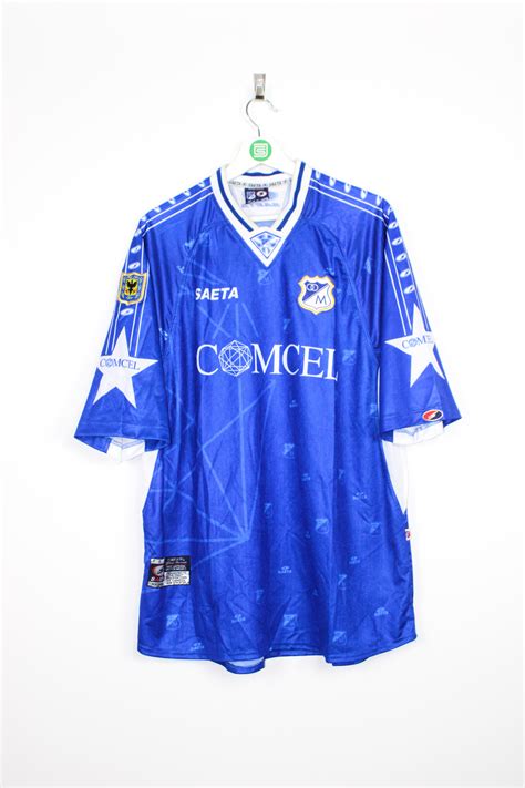 2001 Millonarios home jersey - XL • RB - Classic Soccer Jerseys