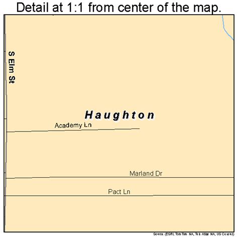 Haughton Louisiana Street Map 2233420