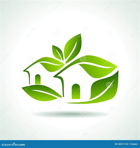 Green Home Icon On White Background Stock Vector - Illustration of internet, global: 42231134