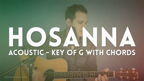 Hosanna - Hillsong - acoustic cover in G with chords - YouTube