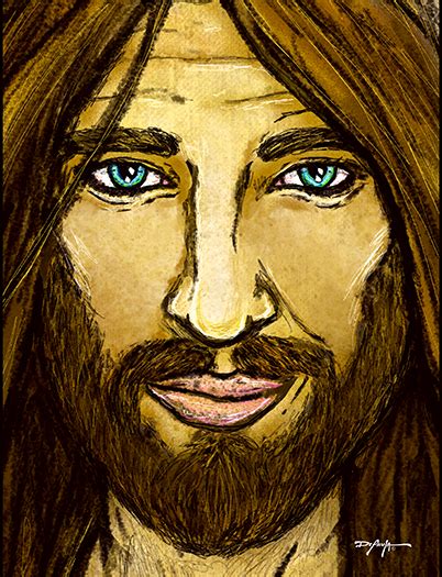 Son of Man Close-Up Jesus Christ Christian Fine Art Canvas Print ...