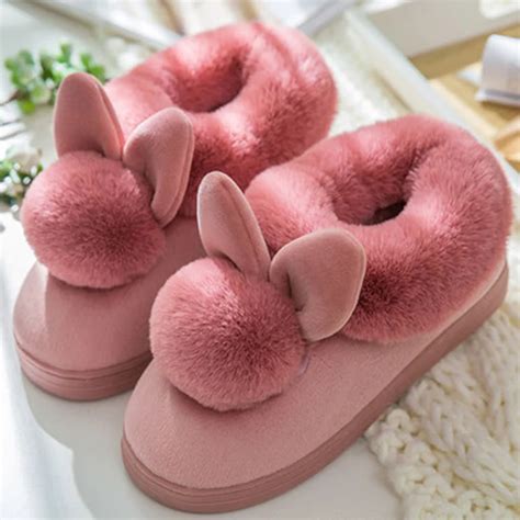 2017 trendy female shoes fuzzy slippers velvet indoor plush slippers solid ladies home slippers ...