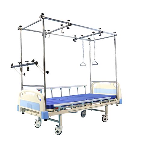 Advanced Hospital Orthopedic Bed with Adjustable Backrest and Footrest, and Orthopedic Frame ...