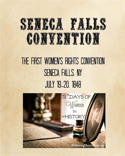 Seneca Falls Convention for Women's Rights | Heart and Soul ...