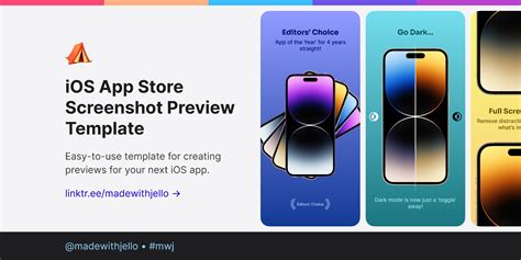 iOS App Store Screenshot Preview Template | Figma