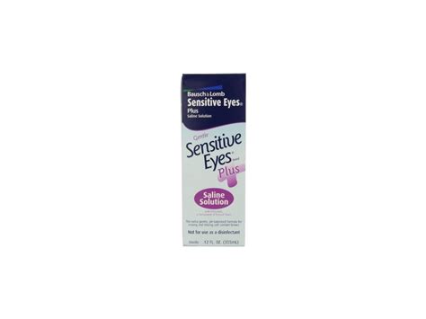 Sensitive Eyes Plus Saline Solution, 12 oz Ingredients and Reviews