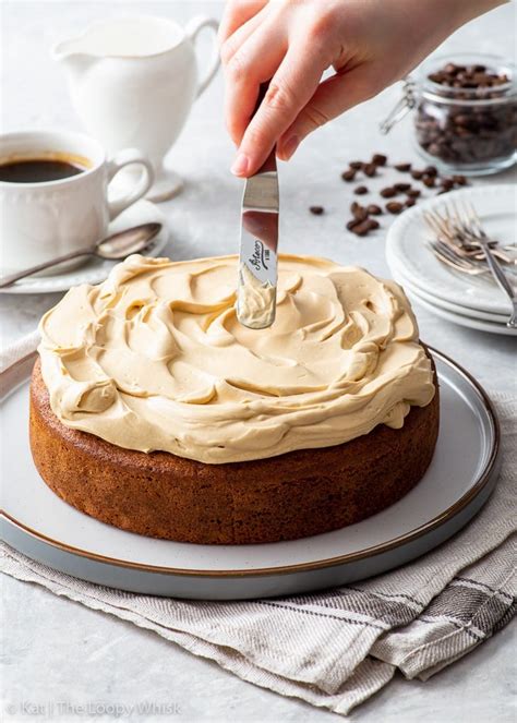 Easy Coffee Cake with Cappuccino Frosting - The Loopy Whisk