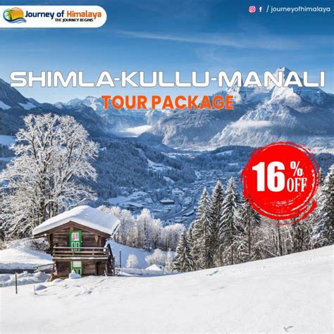 Shimla Kullu Manali Tour Package - 4N/5D, @6,999/- Per Person