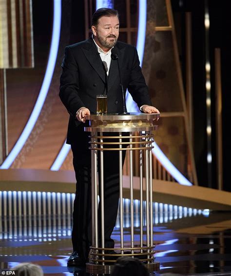 Ricky Gervais in London after Golden Globes speech criticised | Daily ...