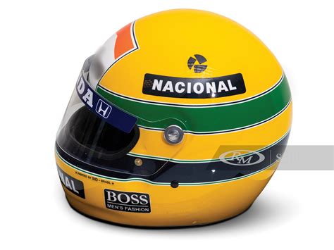 Ayrton Senna 1988 Replica Helmet by Sid - Brasil | Online Only: Formula ...