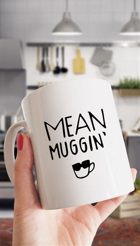 Mean Muggin White Mug | Sarcastic ME