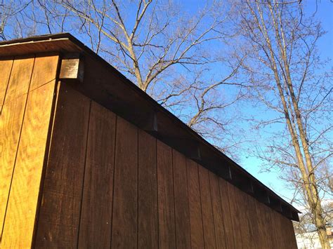 roofing - What do I need to do to finish a roof with exposed rafters on a shed - Home ...