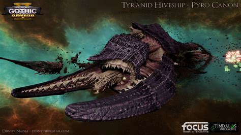 Tyranid Hiveship - Pyro Canon by Dinny Nanja Warhammer 40k Tyranids, Warhammer 40000, Warhammer ...