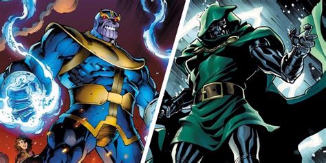 Thanos vs. Doctor Doom's Monstrous Rematch Shows Who's More Powerful