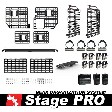 Gear Organization System - Stage PRO Kit | Ford F-150 & Raptor (2015-2 - BuiltRight Industries