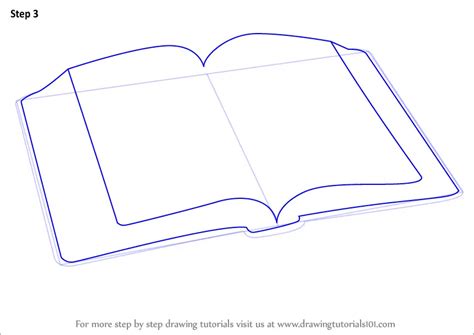 How To Draw An Open Book Step By Step