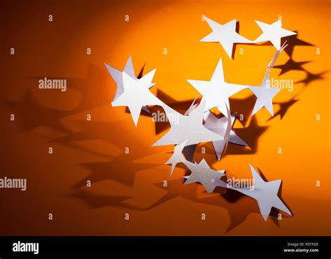 Paper christmas stars Stock Photo - Alamy