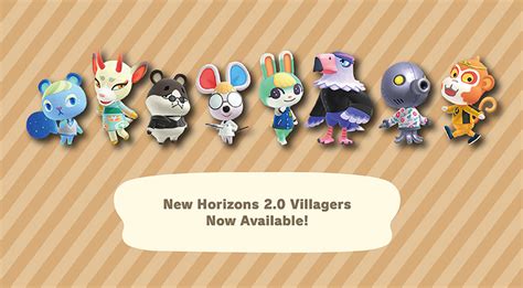 New Horizons 2.0 Villagers Now Available | Animal Crossing Database and Wishlist Maker - VillagerDB