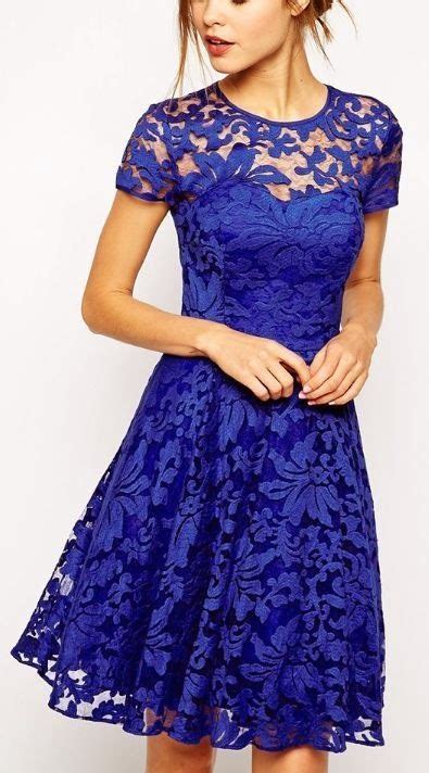 Fashion trends | Electric blue lace dress | Just a Pretty Style