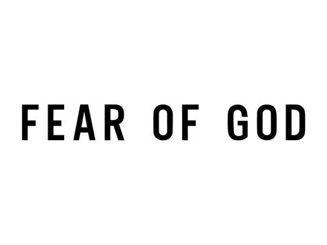 Fear of God Logo PNG vector in SVG, PDF, AI, CDR format