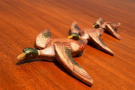 Flying Mallard Duck Wall Hanging Set (Circa 1950s) - Structured Rebellion