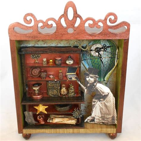 Shadow Box Art - Steampunk - Diorama | Box art, Artists and Art