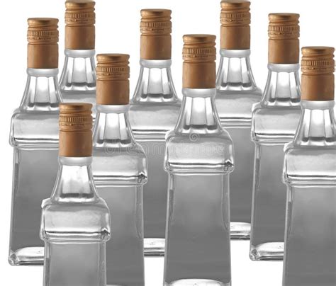 Vodka bottles stock image. Image of many, glass, celebration - 3438513