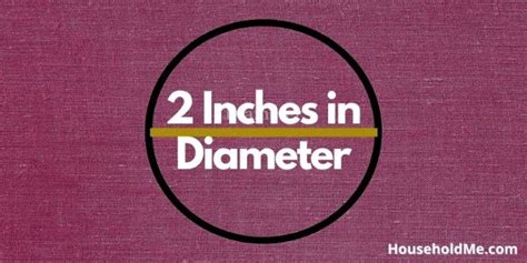 Everyday items that are 2 Inches in Diameter? With Visual Examples