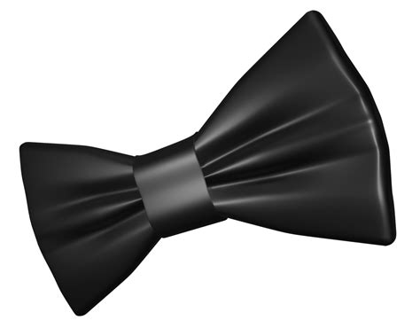 Black bow tie png transparent