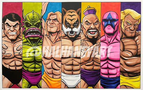 NES Pro Wrestling 7-panel 11x17 Fine Art Print - Etsy