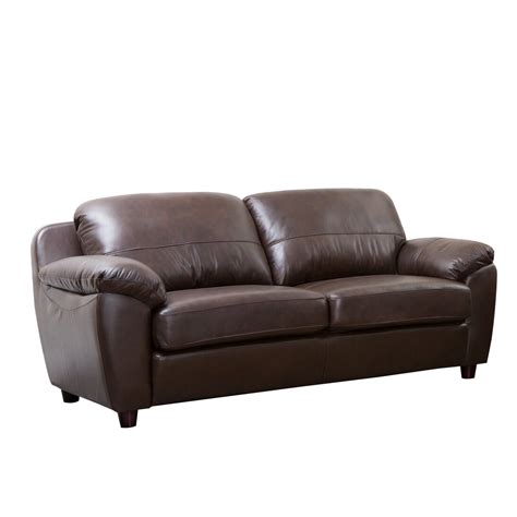 Andover Mills Ashley Leather Loveseat & Reviews | Wayfair